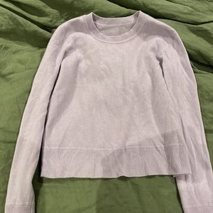 NEW Naadam 100% Cashmere Sweater Crew Neck Pullover Size Medium Womens Lavender